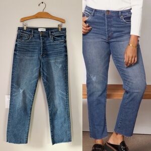 Evereve The Ever Straight High Rise Jeans